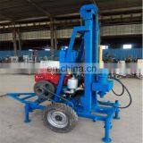 Hydraulic Small Water Borewell Drilling Machine With Fast Move Function 20HP Diesel Engine Provide Power thumbnail-3