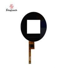 Dingtouch hot selling customized available small i2c capacitive touch screen 1.5 inch for smart watch