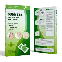 Sunness Ready-to-use Wax Strips Hair Removal With 24 Strips thumbnail-3