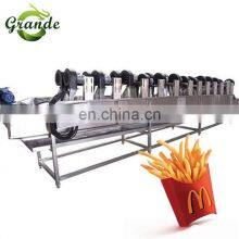 Fully Automatic Industrial Frozen French Fries Production Line Cassava Fresh Finger Potato Chips Making Machine Price thumbnail-2