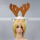 Wholesale Design Christmas Party Small Bell and LED Ornament Antlers Headband thumbnail-4