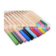 Custom Natural Wooden Handle Charcoal Bamboo Toothbrush For Adult thumbnail-5