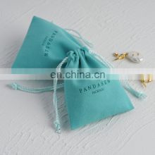 PandaSew Jewelry Packaging Microfiber Drawstring Bag with Custom Logo