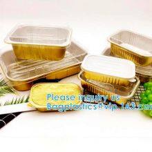 Reheating, Baking, Roasting, Meal Prep, To-Go Containers Aluminum Pan Disposable Heavy Duty Rectangular Tin Foil Pans thumbnail-2
