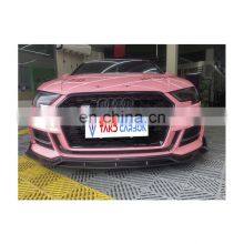 The Newest Military Quality 100% Dry Carbon Fiber Material Front Bumper Lip For AUDI S3 8V TO 2017-2019 Year thumbnail-4