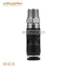 NRC Manufacturer Directory Pneumatic Straight Male Rotary Push Air Fittings10mm thumbnail-1