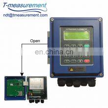 Taijia Wall Mounted Clamp On Type Ultrasonic Flowmeter Fixed Ultrasonic Flow Meter Reasonable Price TUF-2000B Flow Meter Price thumbnail-2