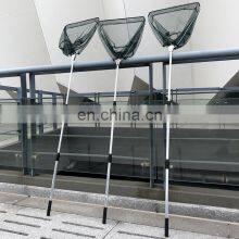 1.5M 1.7M 1.9M 2.1M 2.4M Folded Hand Aluminium Alloy Fishing Landing Net Extending Pole Handle Fishing Net thumbnail-3