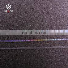 Silver Metallized Micro Text Hologram Security Thread for Weaving on Clothing Fabric Labels