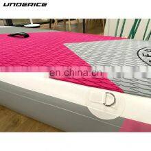 2022 Hot Sale New Design Wooden Inflatable Stand Up Paddle Board Sup Boards Inflatable Stand Up Paddle Board Pink Color for Lady thumbnail-4
