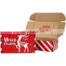 Luxury Custom Eco Friendly Color Printing Gift Candle Craft Jewelry Corrugated Carton Red Paper Packaging Shipping Mailer Box