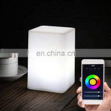 Custom Tuya APP Control Smart Living Room Restaurant Bar Party Cordless Rechargeable Led Table Night Light Lamp thumbnail-1