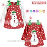 2015 latest design Christmas costume wholesale winter Christmas girls Baby birthday dresses MY-IA0044