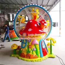 Small and Medium-sized Indoor and Outdoor Amusement Equipment Children's Rotating Mini Ferris Wheel Little Tiger Hero Playground Game Room Mini Entertainment Machine thumbnail-2