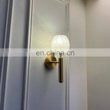 Home Decoration Led Background Wall Lamp Bedside Bedroom Indoor Wall Sconces Alabaster Wall Lamp thumbnail-4
