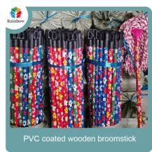 PVC Coated Wooden Mop Brush Broom Stick Price for Quality Brushes and Brooms thumbnail-1