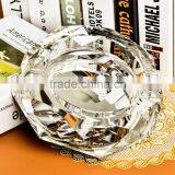 Wholesale Big Octagonal Crystal Ashtray Cheap K9 Glass Ash Bin thumbnail-2