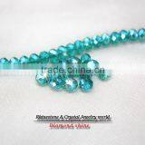 New Plated Color Glass Beads Shiny AB Grade A Glass Bead Charm Beading Accessories thumbnail-3