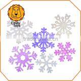 DIY Wooden Craft Hanging Ornaments Snowflakes 6 Pcs for Kids thumbnail-1