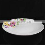 10.5 Inch Coupe Shape New Bone China Colorful Flower and Leaf Decorated Price Competitive Hebei Factory 20PCS Dinnerware Set thumbnail-2
