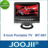 9 inch mini portable tv with hdm i input