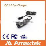 Amaxtek Universal QC2.05 Port Car Charger With Cable