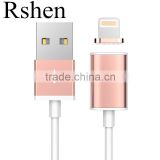Metal Magnetic Charging&Sync Cable with LED indicator Light For ios Android phone, Metal Magnetic USB Cable for iphone