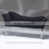 Long Acrylic Sofa Designed for Office thumbnail-1