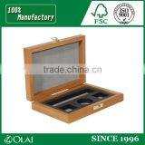 2015 Wholesale Custom Design Luxury Wooden Coin Collect Case thumbnail-2