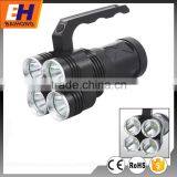 High Power Aluminium Flashlight With Charger or NOT BH-8011 , 4 Funtion: 1 T6 Bright, 2 T6Bright, 4 T6 Bright, Flash, OFF