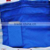 Promotional Custom Leisure Stripe Tote Bag With PVC Handle thumbnail-3