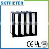 F8 PLASTIC Frame V-BANK Medium Pocket Filters