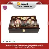 Fancy luxury gift packaging chess wooden box