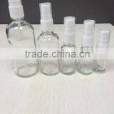 Popular Sprayer Type Clear Glass Essential Oil Bottle