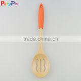 Wooden silicone kitchen utensils