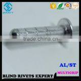 HIGH QUALITY FACTORY DOME HEAD A/S MULTIGRIP POP RIVETS thumbnail-4