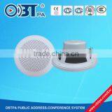 5 Inch Waterproof ABS Plastic Sound System Ceiling Speaker , 3/6w ceiling speaker for pa system BGM