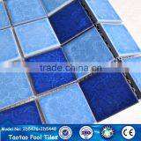 48*48mm Blue Ceramic Mosaics Crystalline Tile Pool Tile Miami