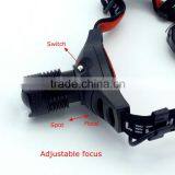 POPPAS T20 ZOOM Adjustable High Powerful Led Flashlight Headlamp Led thumbnail-4