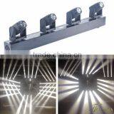 NEW 4pcs 10w Osram White Led Beam Moving Head Disco Light Stage Light