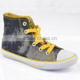 High Top Canvas Sneakers Lace up China Wholesale for Teenager thumbnail-5