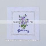 Hand embroidered lavender sachet/bag/pillow-lavender embroidery (design #20)