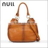 Wholesale Brown Color Vintage Grain Leather Luxy Handbag Without Braid Chain thumbnail-3