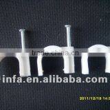 coaxial nail cable clips screw cable clips