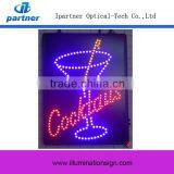 Super Bright Glass Cocktail Led Sign thumbnail-1