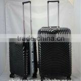 China Supplier Hot New Product for 2015 !!! 4-wheels PC Shiny Fashion Travel Abs Luggage Trolley