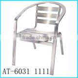 Flat tube aluminum chair