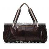 China Customized Brown Travel Bag Vintage Waterproof PU Travel Bag thumbnail-2