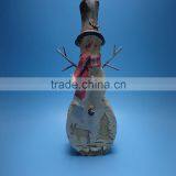 Hot Sales Resin Snowman Statue for Christmas Decoration thumbnail-6