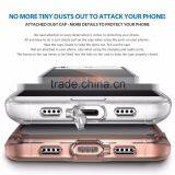 Samco Crystal Clear PC Back TPU Bumper Drop Protectiive Shock Absorption Technology Attached Dust Cap For Xaomi MI 5 Case thumbnail-3